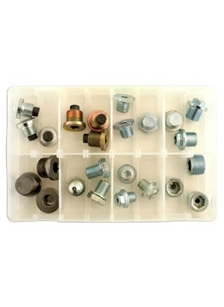 Sump Plug Assortiment Euro 24 fiches plus rondelles pour convenir