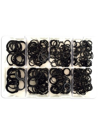  Assortiment de circlips métriques externes Circlips Box 250pc