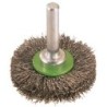 Brosse plate  30mm épaisseur de fil 0,2mm VA 9mm 20000 min-¹