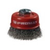 Brosse boisseau  60mm épaisseur de fil 0,3mm acier 12500 min-¹