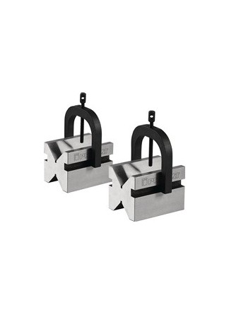 Paire de doubles vés pour  5-30mm acier L50xB40xH40mm tolérance ± 0