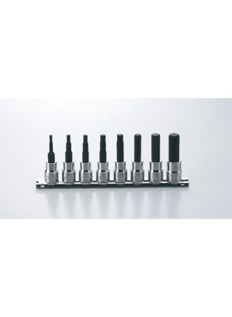 Jeu de 8 Embouts sur rail 3/8" L62