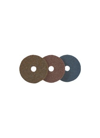 Disque abrasif en non-tissé  115mm grossière marron pré-estampé