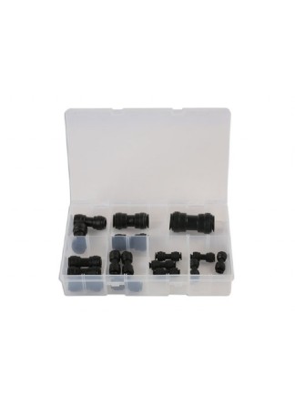 Assortiment métrique Push-Fit Accouplements Box 17pc