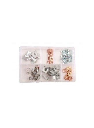 Clips de tuyau de frein 15 - 28mm Set 80pc