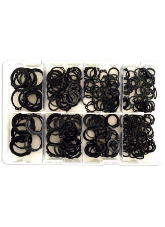  Assortiment de circlips métriques externes Circlips Box 250pc