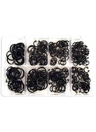 Assortiment de circlips métriques internes Circlips Box 250pc