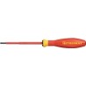 Tournevis largeur de lame 2,5mm longueur des lames 75mm VDE isolé avec syst.guitail.