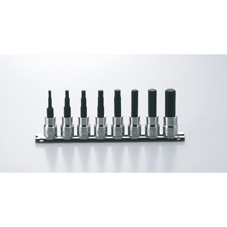 Jeu de 8 Embouts sur rail 3/8" L38