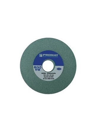 Disque pour tourets à meuler 125xB20x32mm fin 80 forme A carbure de silicium