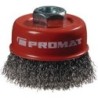 Brosse boisseau  60mm épaisseur de fil 0,3mm acier 12500 min-¹