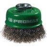 Brosse boisseau  60mm épaisseur de fil 0,3mm acier 12500 min-¹