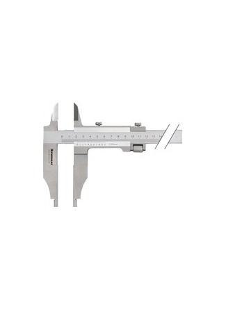 PAC d'atelier DIN 862 250mm avec pointes de mesure longueur du bec 75mm