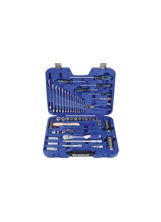 Mallette à outils 47 pièces dans coffret en plastique 4-24mm